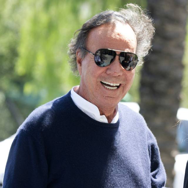 Julio Iglesias, en Málaga en agosto de 2018.