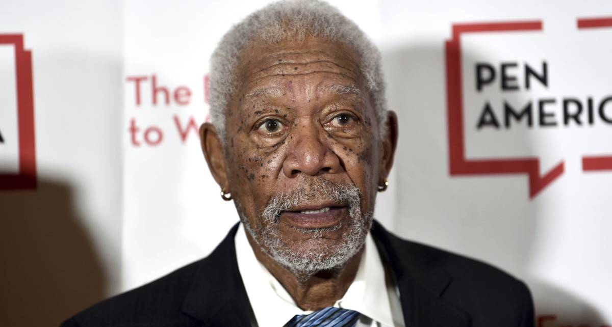 Morgan Freeman, en el Museo Americano de Historia Natrual, en Nueva York, en mayo.