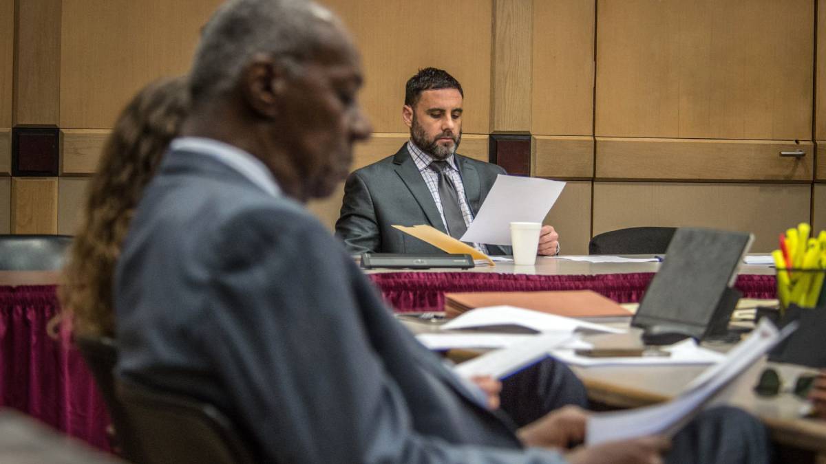 Pablo Ibar, durante el juicio, este jueves.