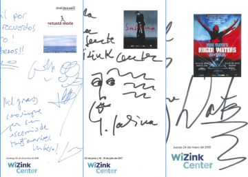 Dentro del Muro de la Fama del WiZink Center: 23 estrellas que dejaron su firma, y una que no