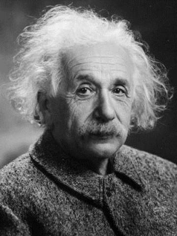 Albert Einstein.