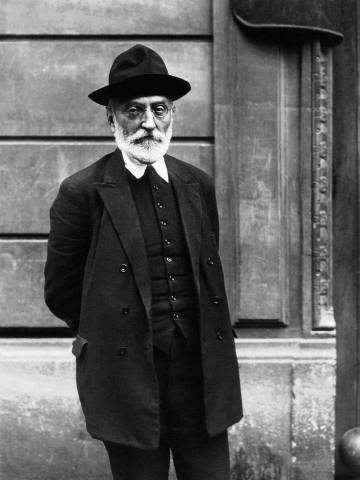 Retrato de Miguel de Unamuno, escritor, filósofo y rector de la Universidad de Salamanca.