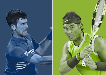 Djokovic y Nadal, frente a frente Djokovic y Nadal, frente a frente