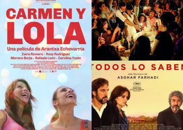 Los carteles de las películas nominadas en los Goya 2019
