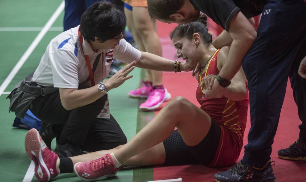 carolina marin lesion