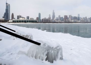 A chegada do vórtice polar aos EUA, em imagens