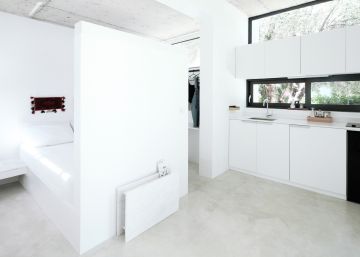 Monocabin: la casa de 27 m<sup>2</sup> en la que hasta cabe arte