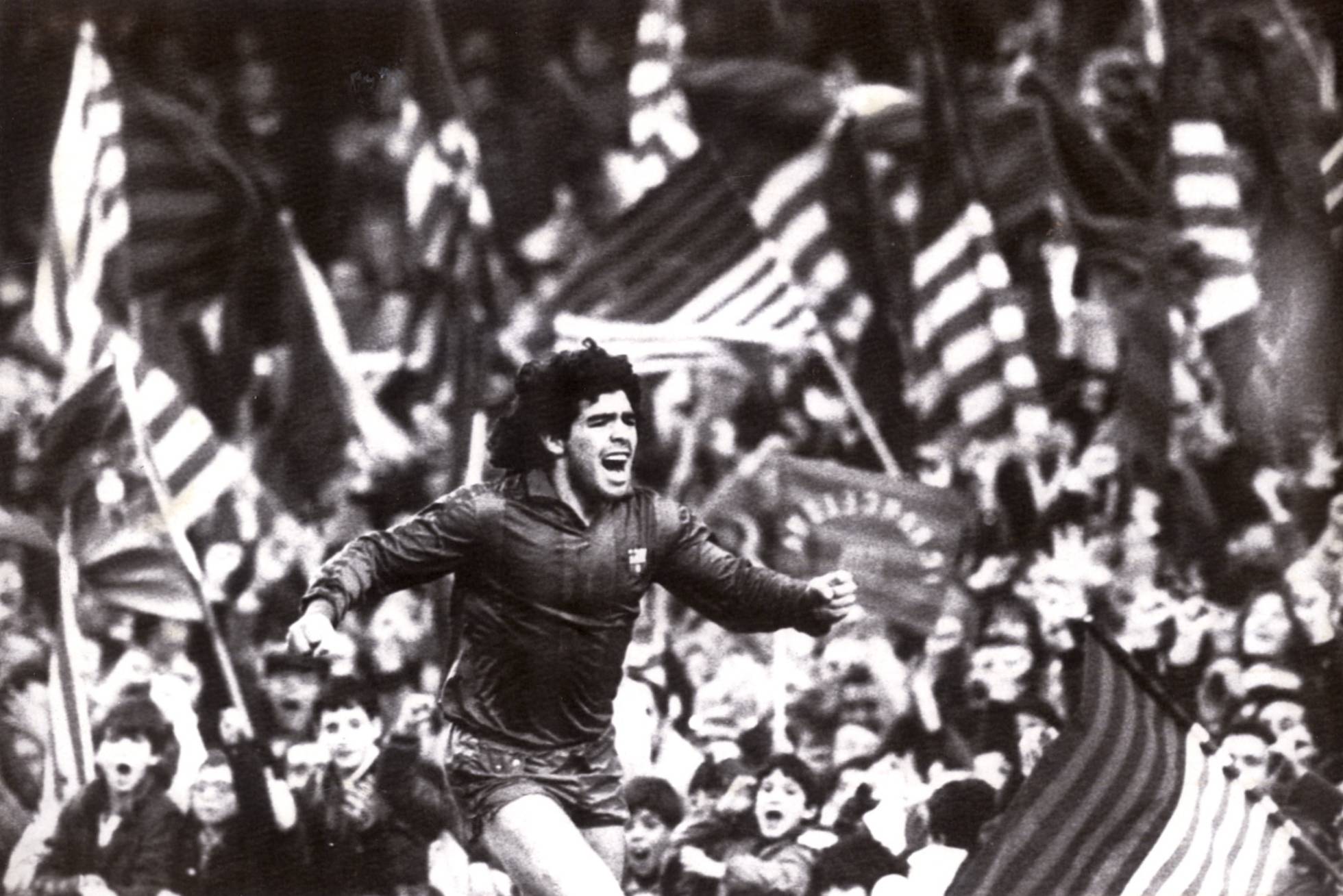 Diego Armando Maradona, en su etapa como jugador del FC Barcelona.