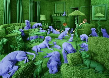 Perros morados, hombres gusanito... la realidad y los sueños de Sandy Skoglund
