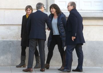 La segunda sesión del juicio del ‘procés’ en el Tribunal Supremo, en imágenes