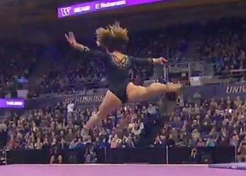 Katelyn Ohashi lo vuelve a hacer y logra otro 10 en una nueva exhibición