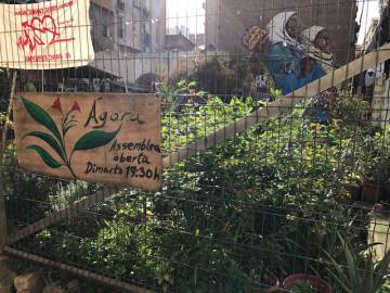 Un jardín en homenaje al activista que murió en una detención de los mossos