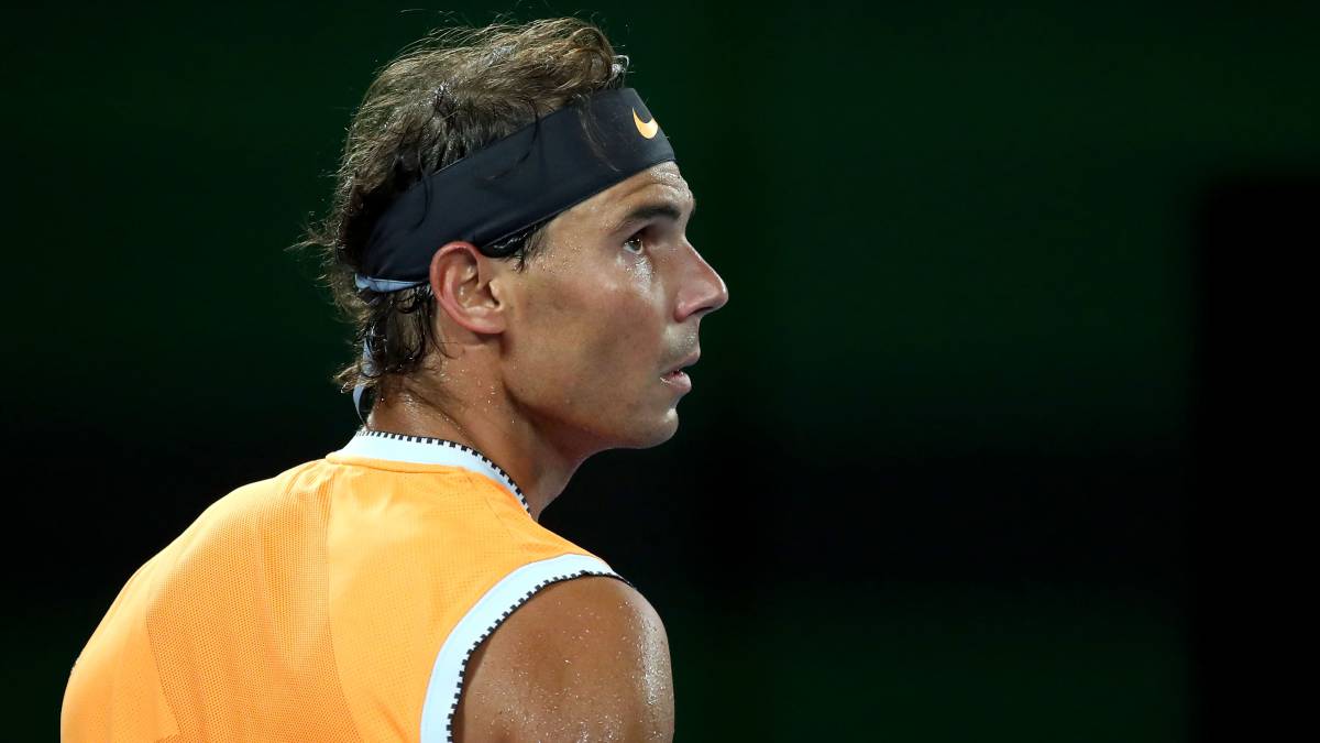 Nadal, durante el último Open de Australia.
