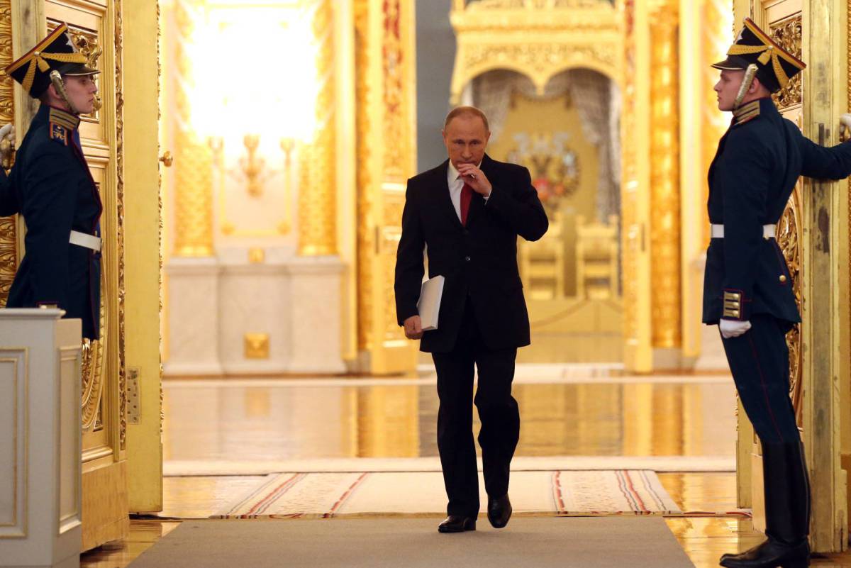 Vladimir Putin, en el Kremlin en 2016.