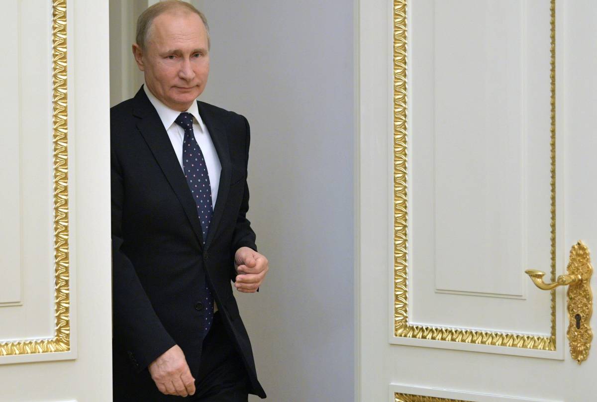 Vladimir Putin, en el Kremlin en enero.