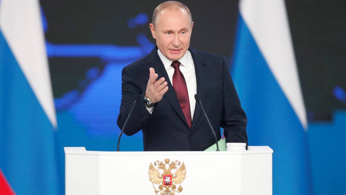 Putin, este miércoles ante el Parlamento.