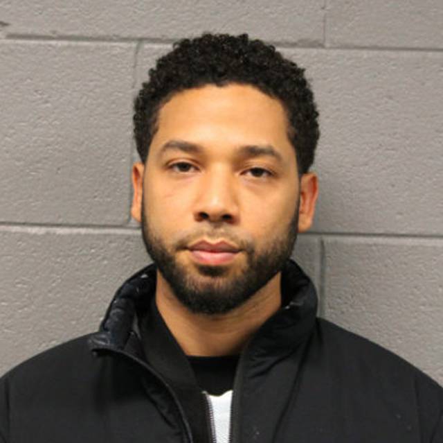 Fotografía de Jussie Smollett otorgada por el departamento de la policía de Chicago.