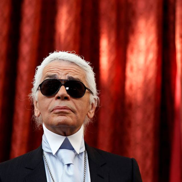 El diseñador Karl Lagerfeld, en París, en 2010.