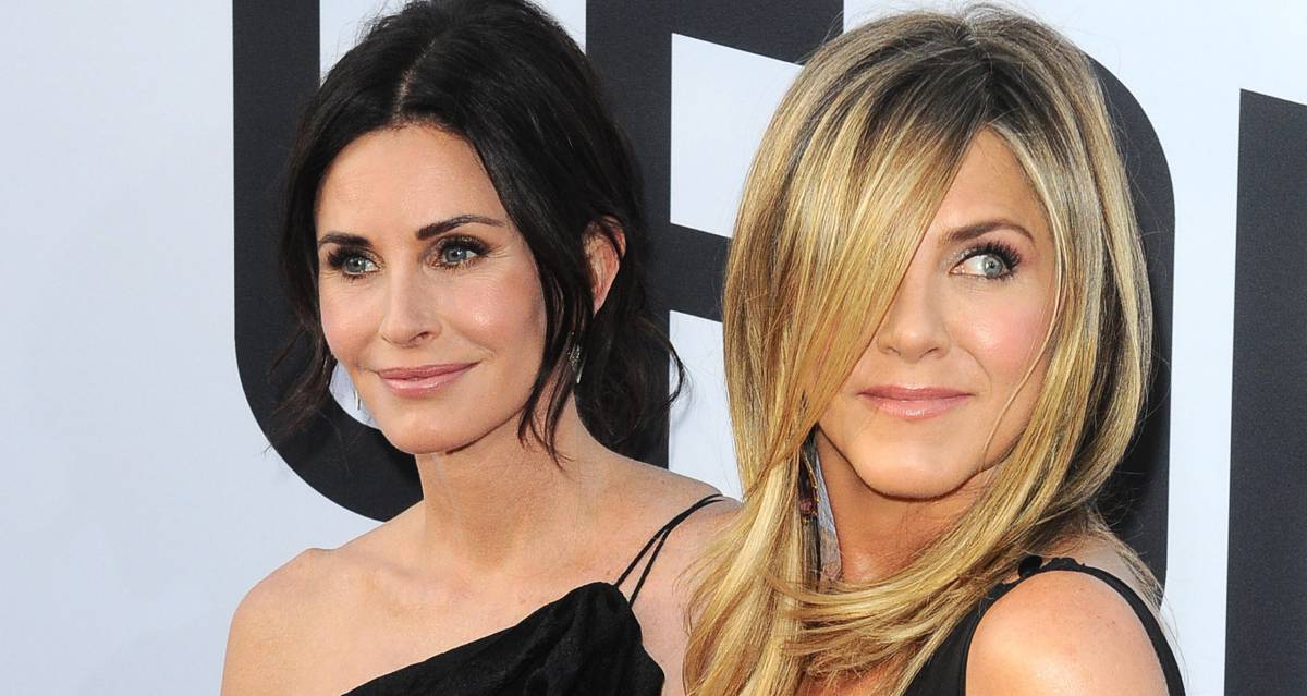 Courteney Cox y Jennifer Aniston, en junio de 2018 en Los Ángeles, California.