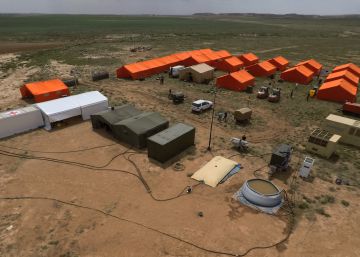 La empresa española que hace campos de refugiados en Murcia y hangares en Irak