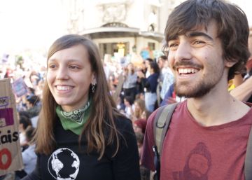 Así ha sido la marcha de los jóvenes para protestar frente al Congreso contra el cambio climático Así ha sido la marcha de los jóvenes para protestar frente al Congreso contra el cambio climático