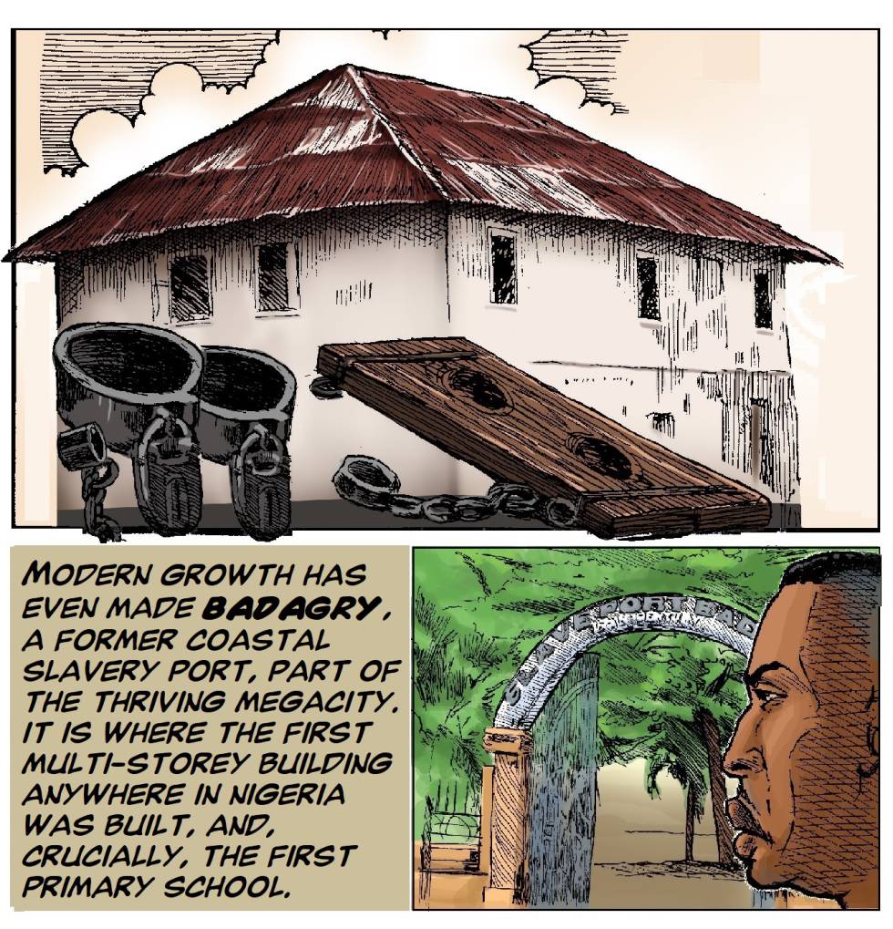 El cómic que explica la megaciudad africana de Lagos