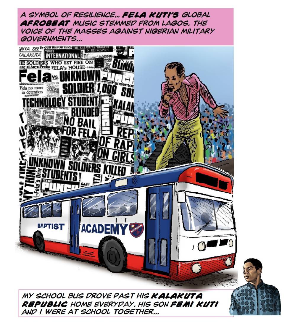 El cómic que explica la megaciudad africana de Lagos