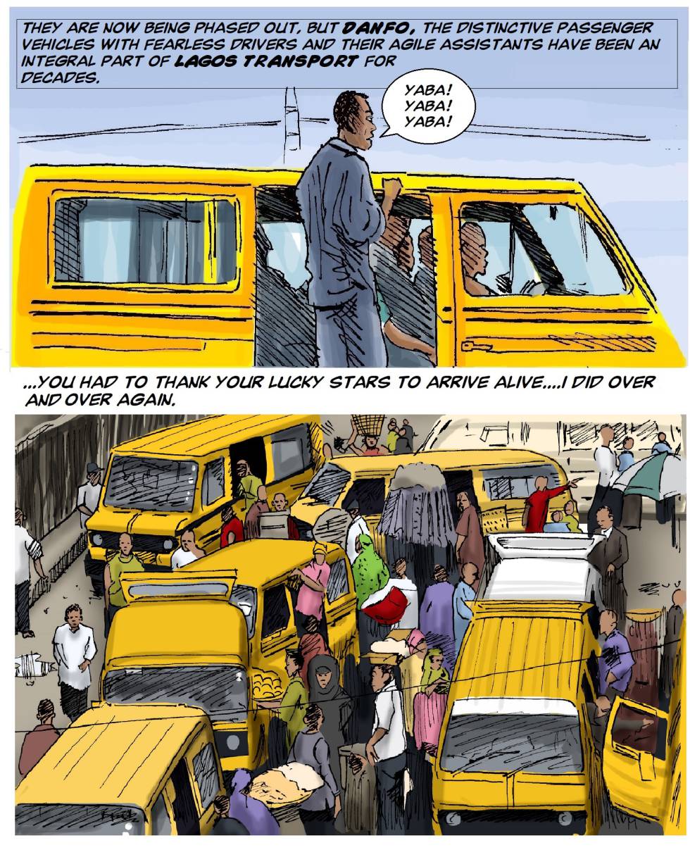 El cómic que explica la megaciudad africana de Lagos