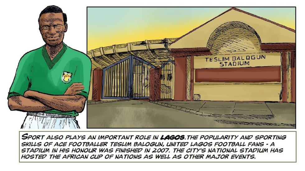 El cómic que explica la megaciudad africana de Lagos