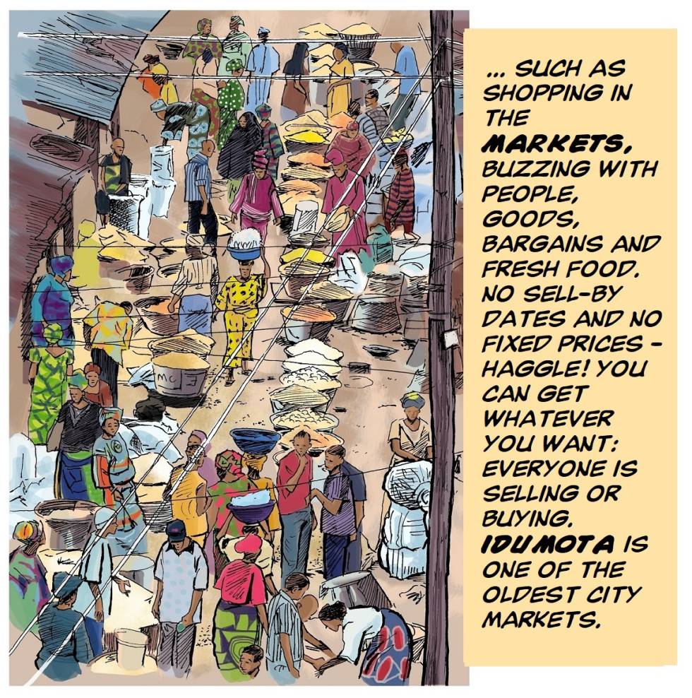 El cómic que explica la megaciudad africana de Lagos