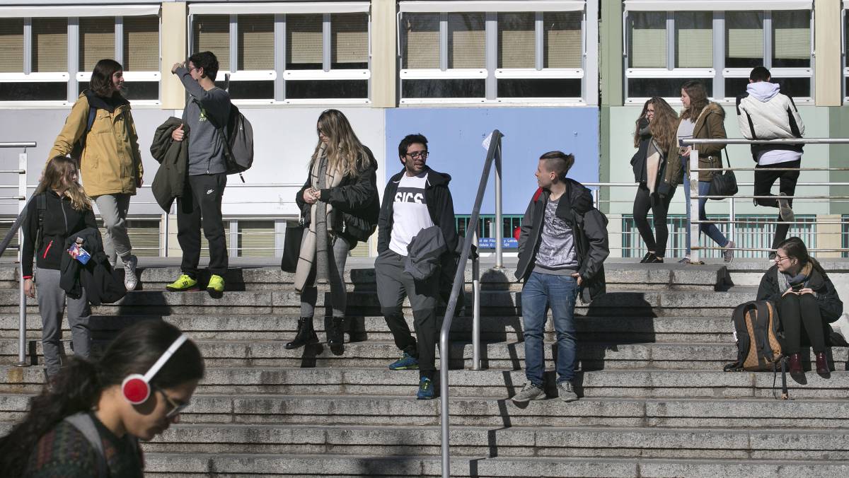 Alumnos en la Autónoma de Madrid.