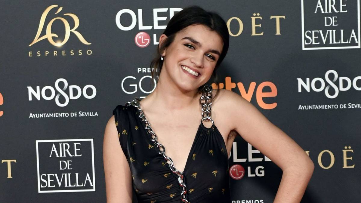 Amaia durante la última gala de los Premios Goya.