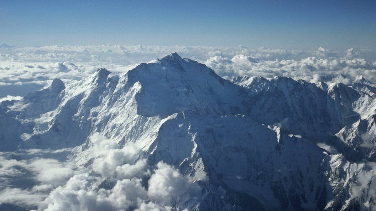 Vista aérea del Nanga Parbat.