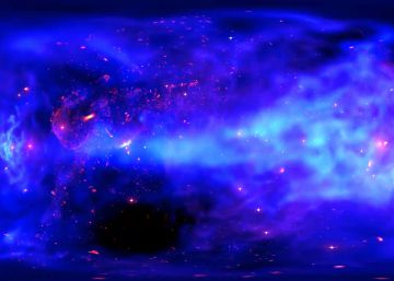 Contempla el centro de la galaxia desde un agujero negro
