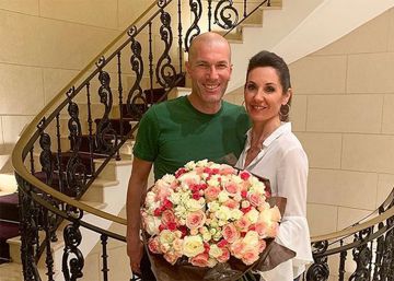 Zidane y Véronique, cumpleaños en Granada
