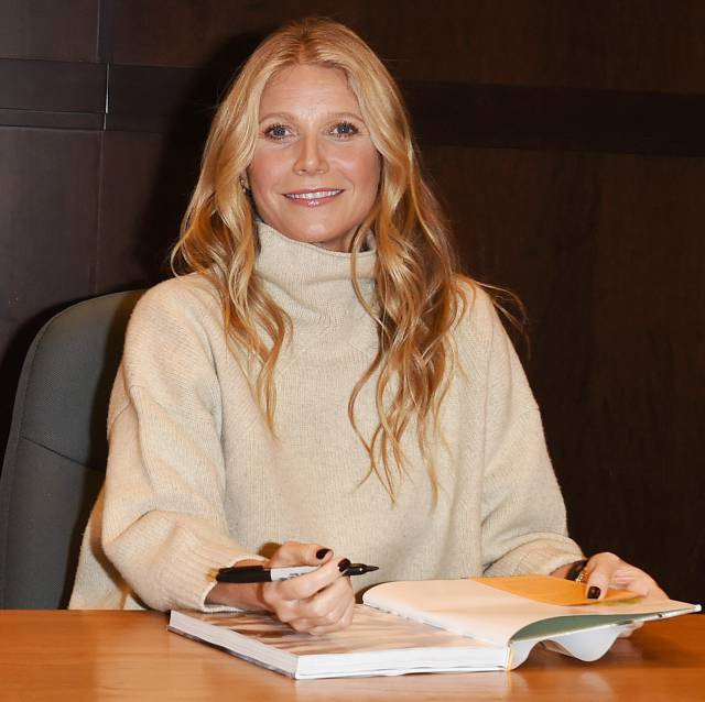 Gwyneth Paltrow durante la presentación de uno de sus libros en Los Ángeles el pasado enero.