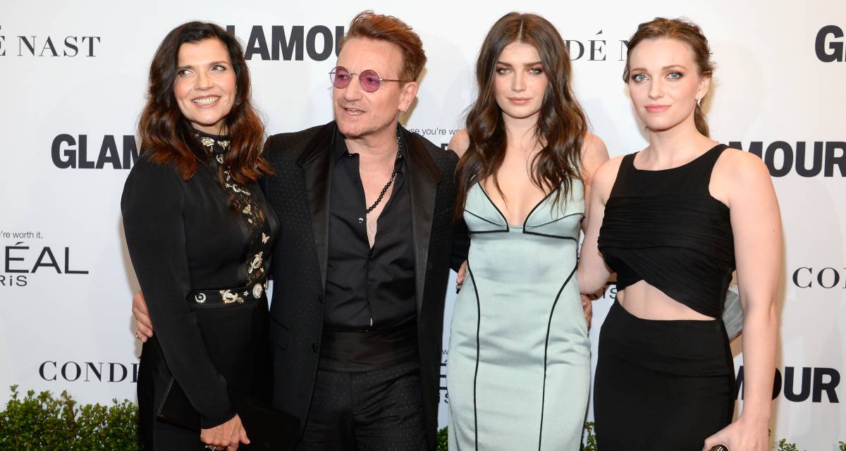 La exitosa familia de Bono, el cantante de U2