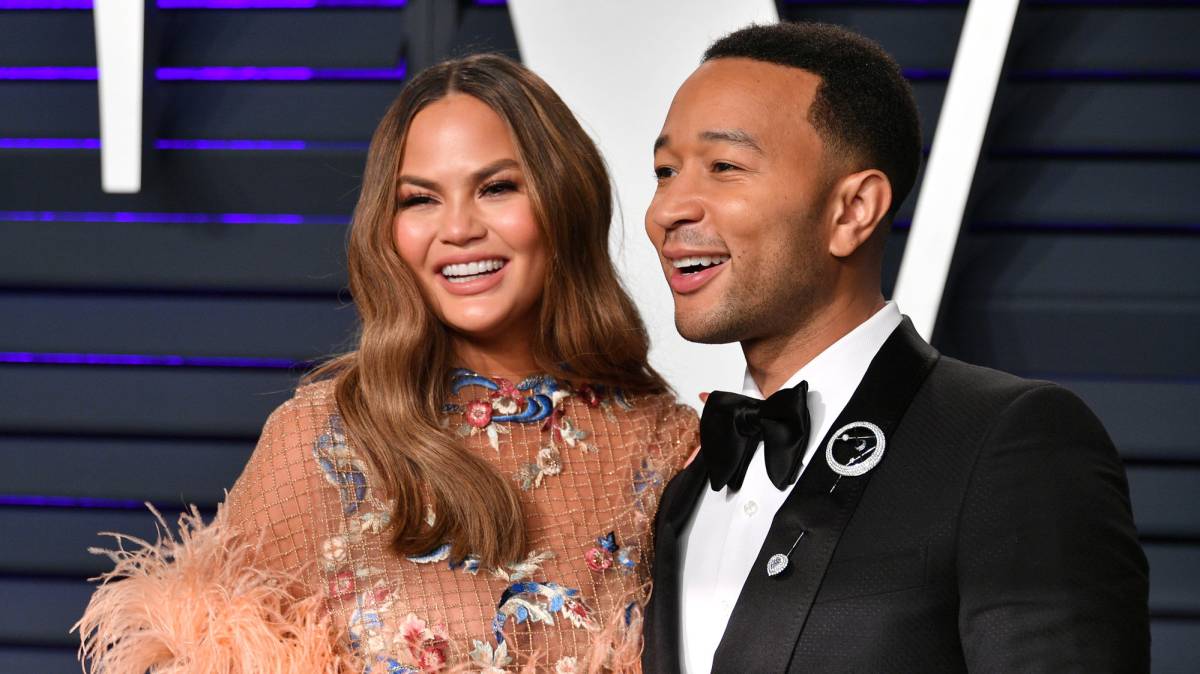 Chrissy Teigen y John Legend, en California.