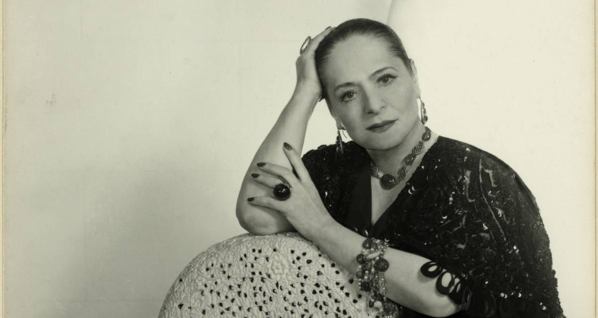 Helena Rubinstein, fotografiada por Cecil Beaton en Nueva York en 1951.