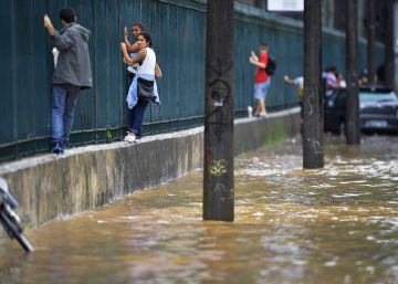 Las fuertes lluvias en Río de Janeiro, en imágenes