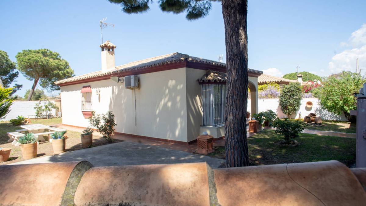 Chalé donde murió Elisa Polo, en Chiclana.