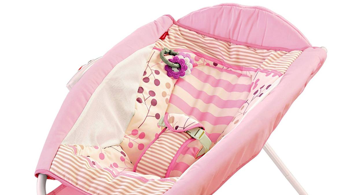 La cuna Rock 'n Play de Fisher Price.