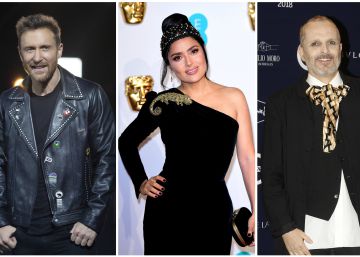 Salma Hayek, Miguel Bosé y otras estrellas lamentan el incendio de Notre Dame