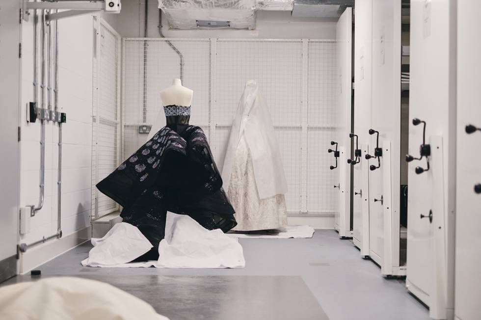 Un diseño de John Galliano perteneciente a la colección de Dior alta costura otoño-invierno 2008.