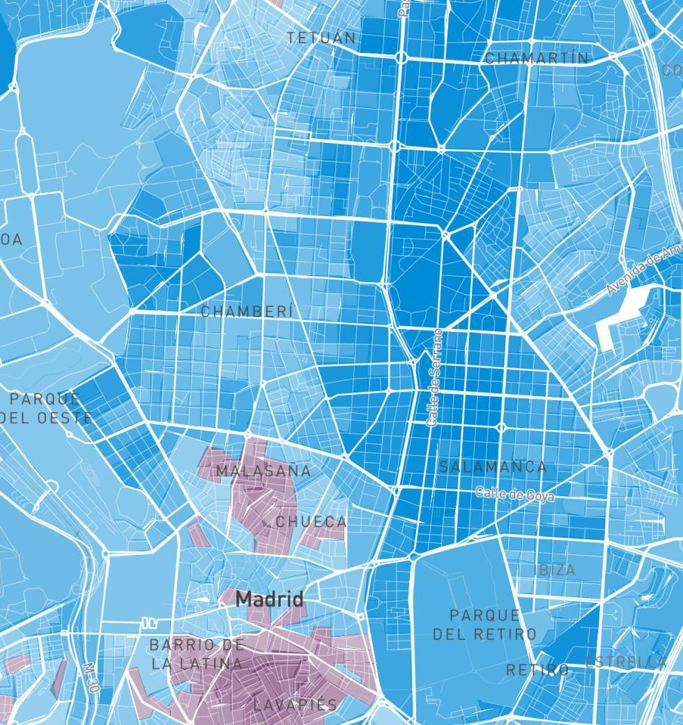 How did your neighbor vote in the 2016 Spanish election?