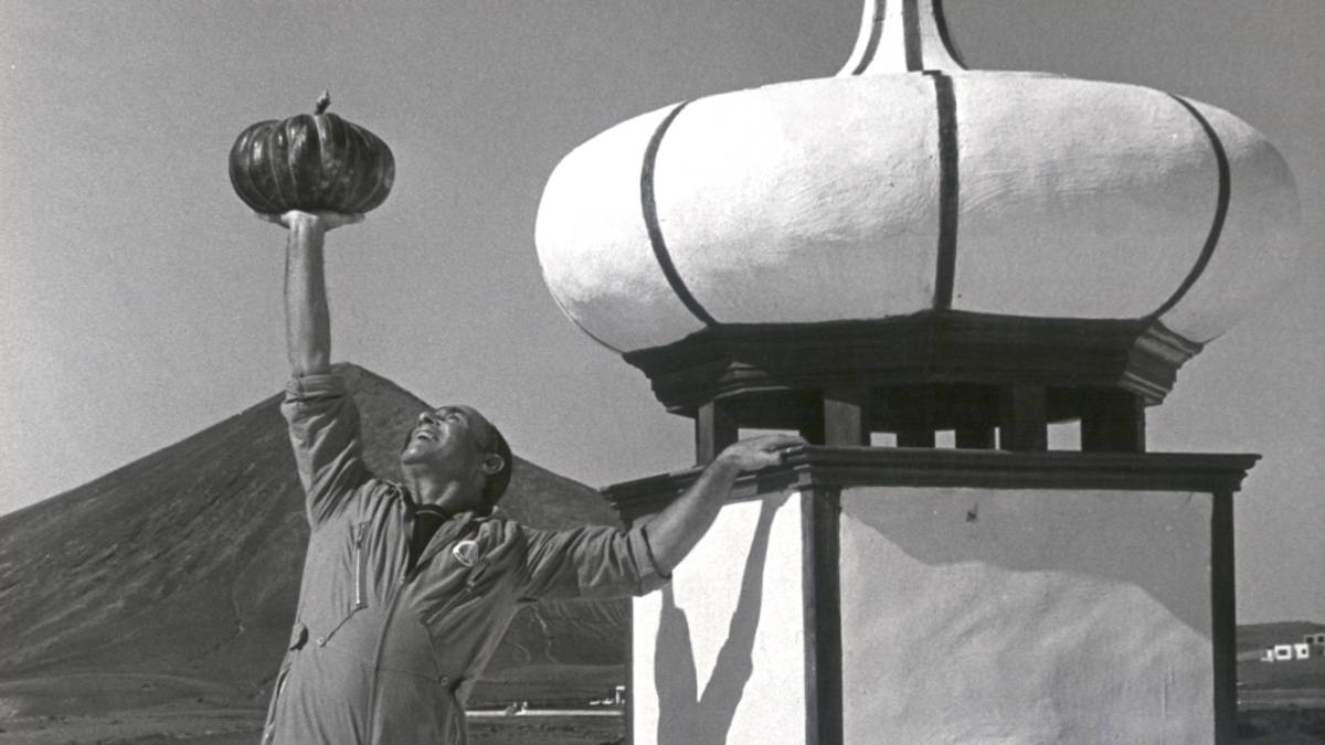 César Manrique, en su casa de Tahíche.