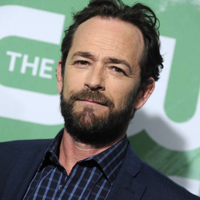 Luke Perry, en una rueda de prensa en Nueva York en 2016.