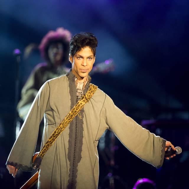 Prince, en un festival en Suecia en agosto de 2011.