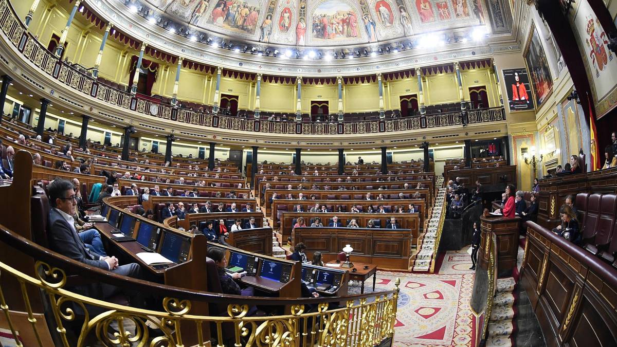 Hemiciclo del Congreso de los Diputados.