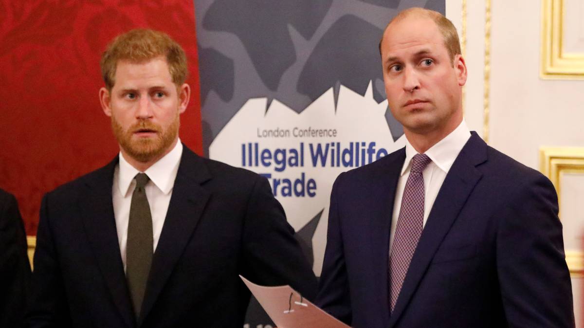 Enrique y Guillermo de Inglaterra.